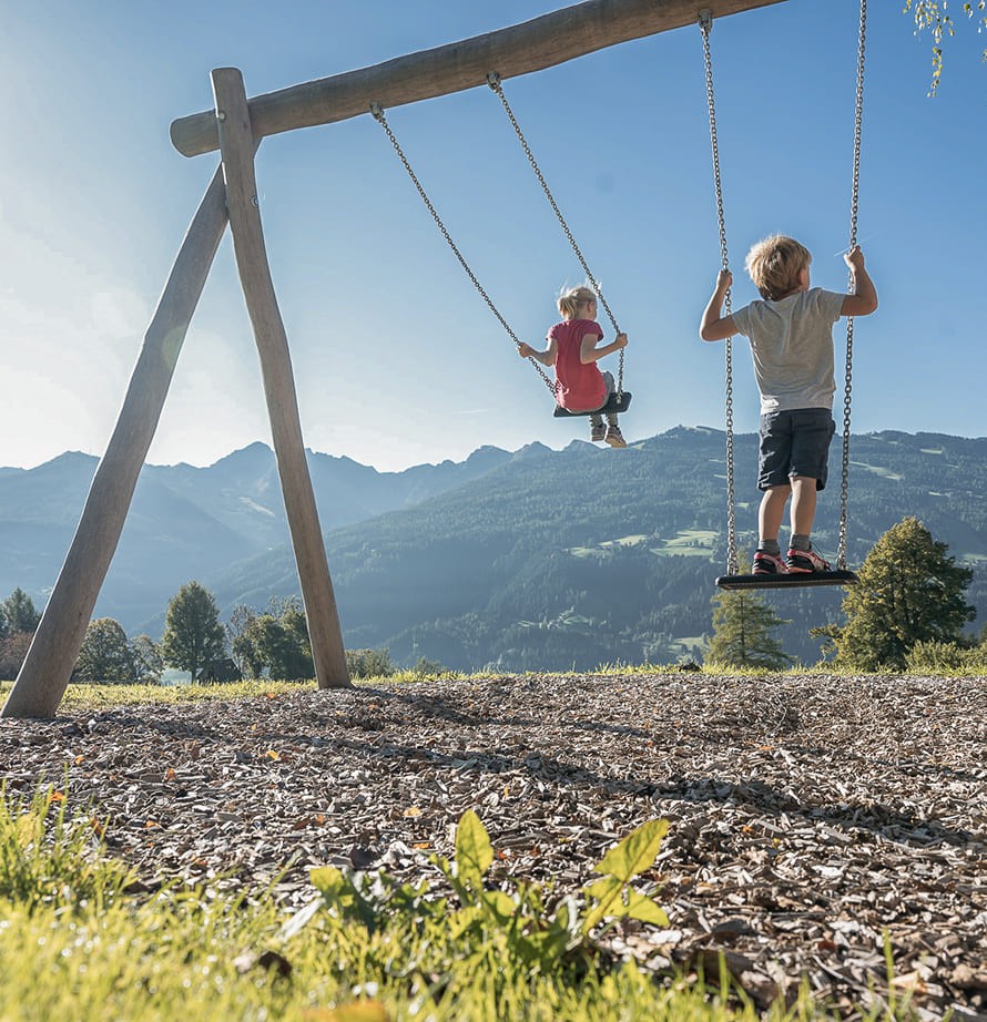 Schaukeln mit Panorama in Ramsau am Dachstein