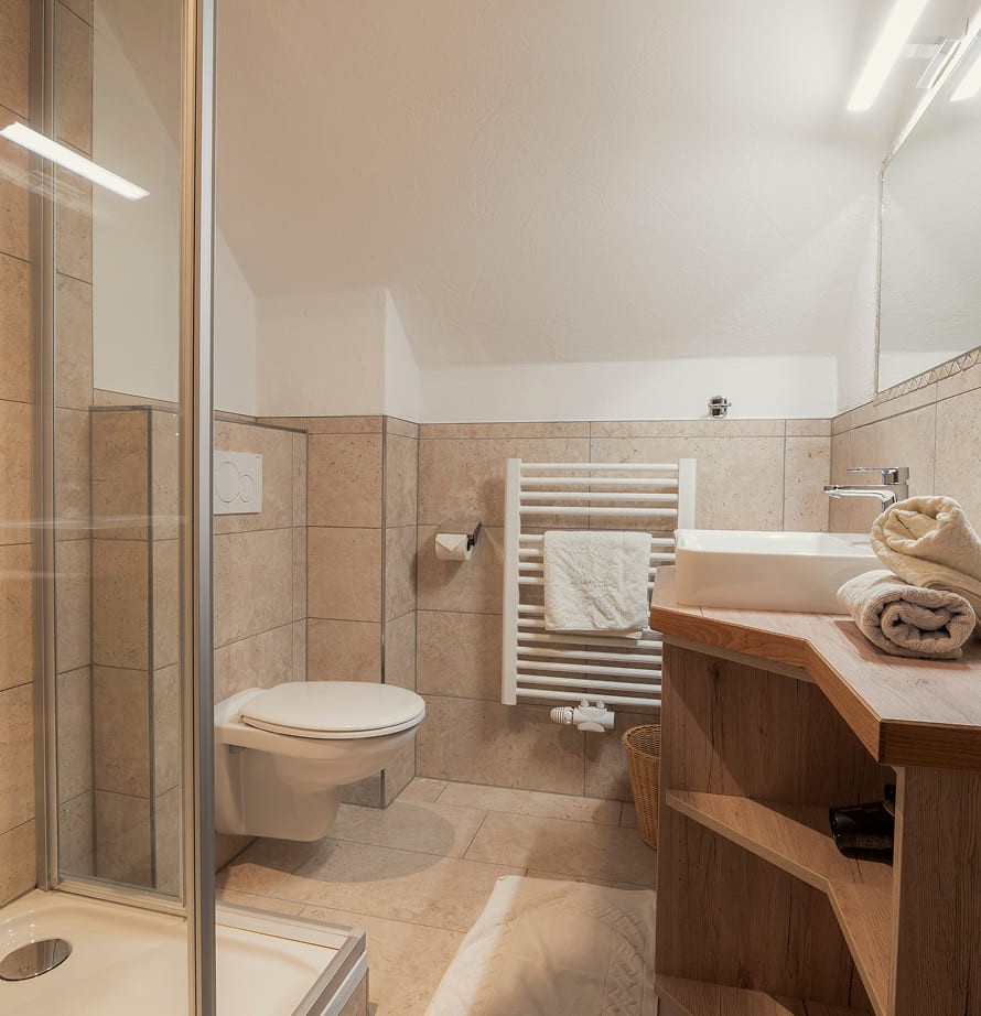 Modernes Badezimmer im Appartement in Ramsau am Dachstein