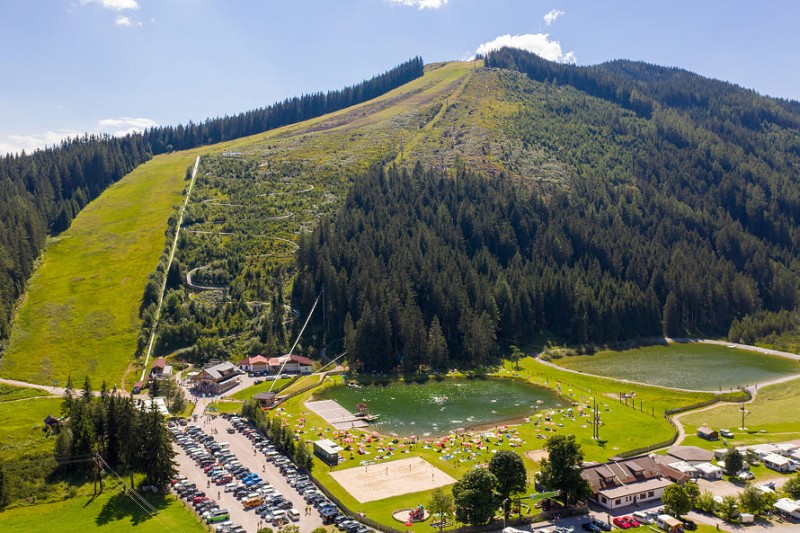 Badesee Rittisberg Beach in Ramsau am Dachstein &copy; Hans Peter