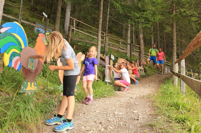 Kinder am Kinderlehrpfad der Sattelbergrunde &copy; Schladming-Dachstein.at